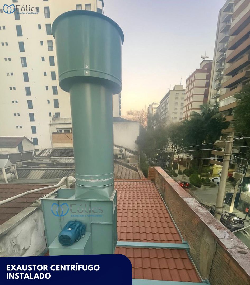 Serviço de ventilação industrial 2