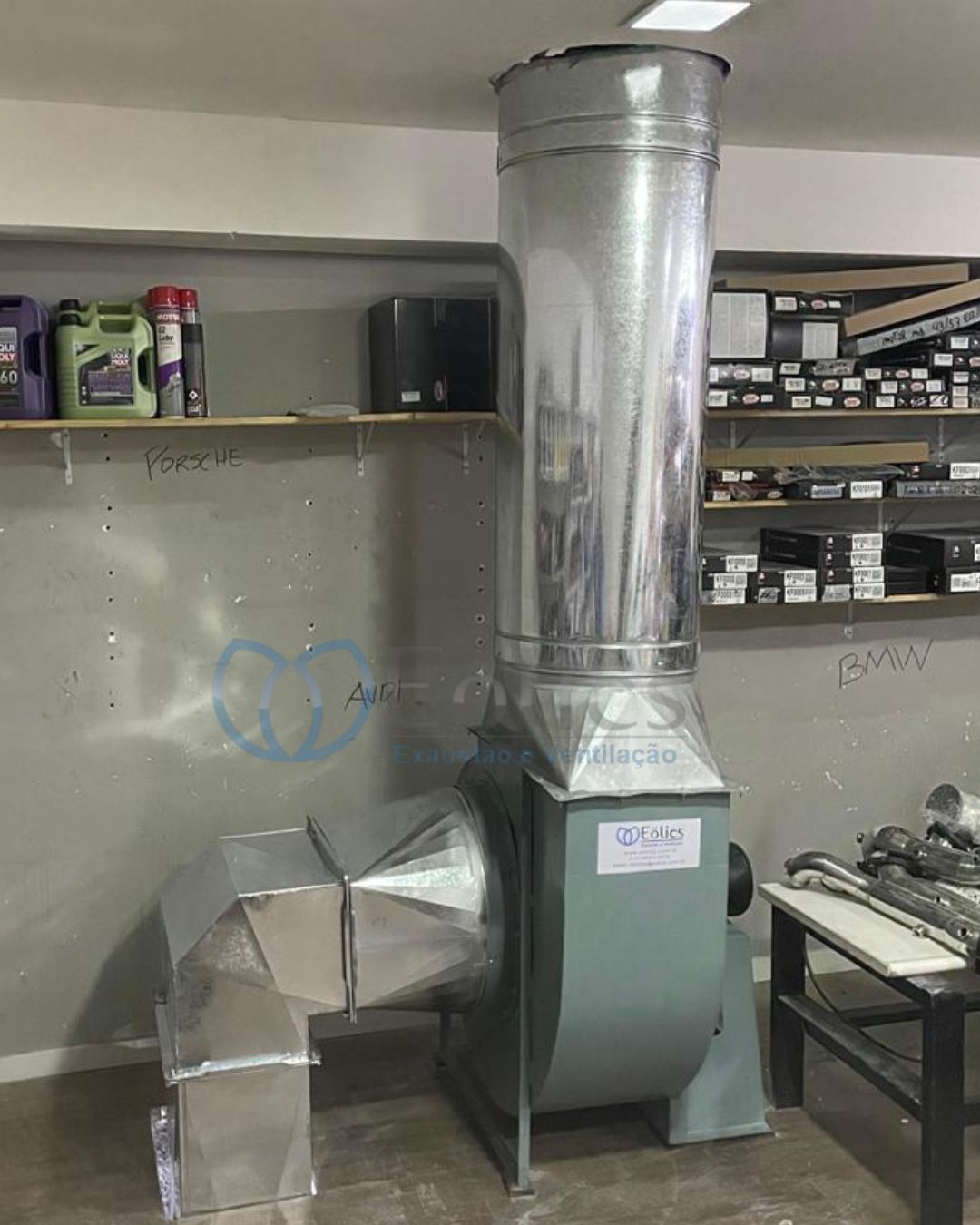 Serviço de ventilação industrial 3